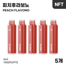 [5개 1세트] 참스틱 피치후라보노 5개 6ml, 0.99%