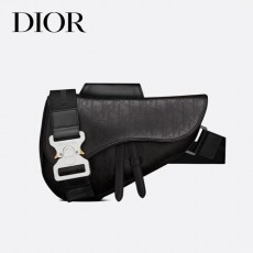 디올(DIOR) SADDLE 백 - 블랙 Dior Oblique Galaxy 가죽