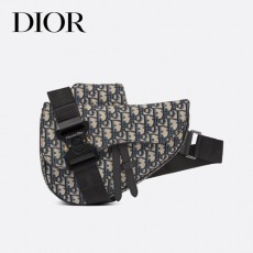 디올(DIOR) SADDLE 백 - 베이지&블랙 Dior Oblique 자카드